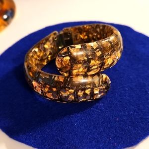 Gold Glitter Bracelet